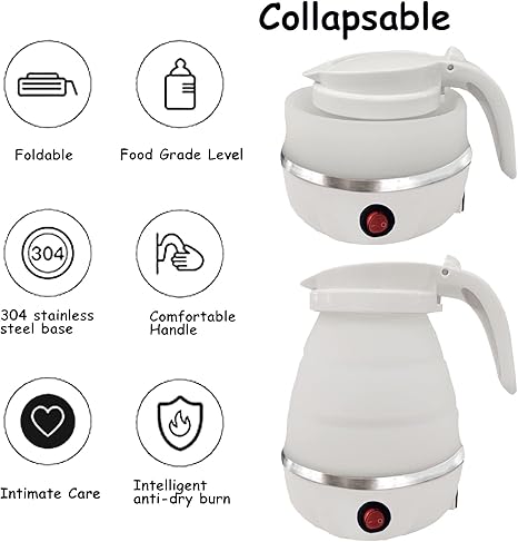 Foldable & Portable Electric Food Grade Silicon Kettle