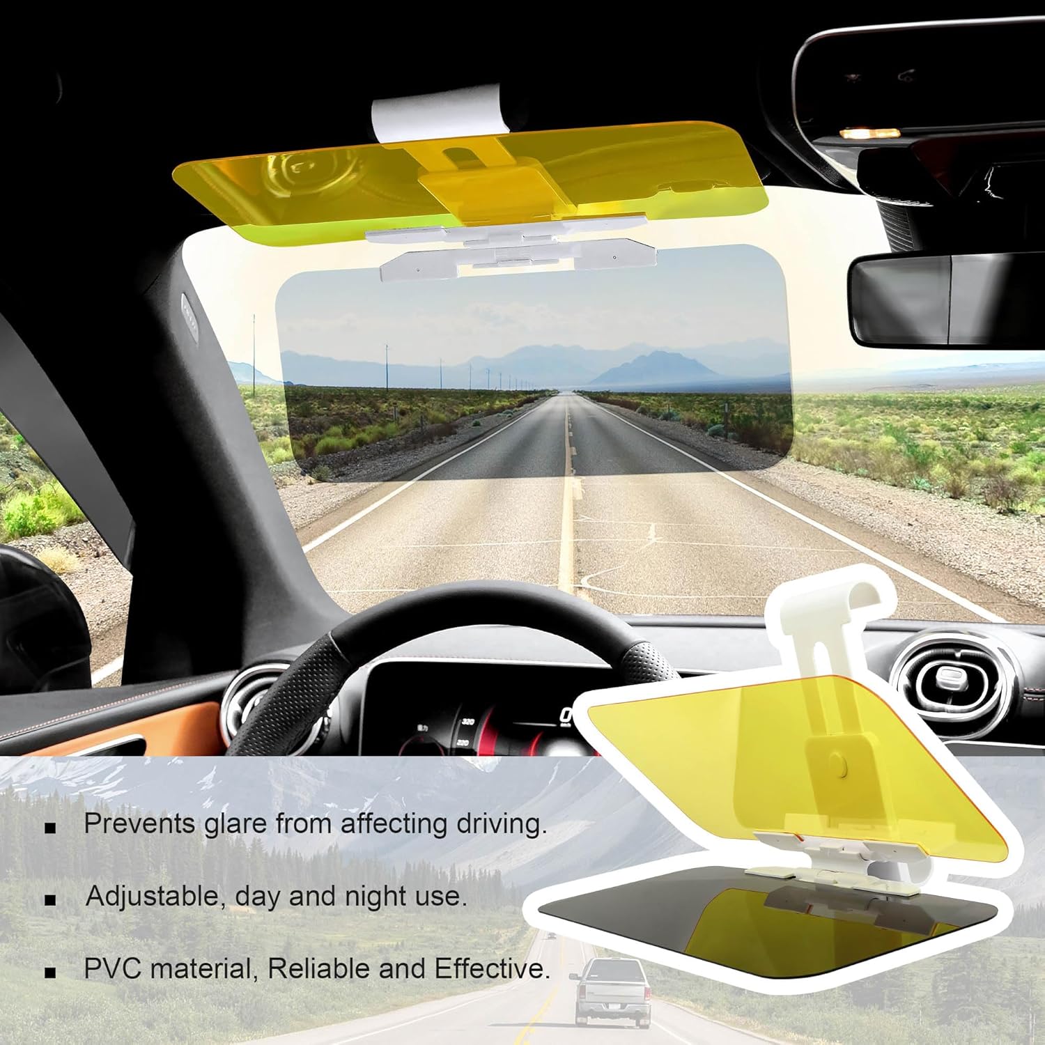 Hd Sun Visor Day and Night Anti Fog & Light