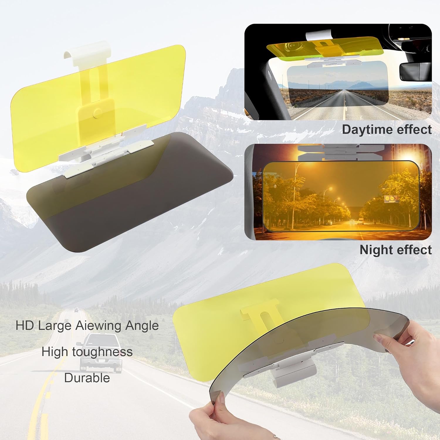 Hd Sun Visor Day and Night Anti Fog & Light