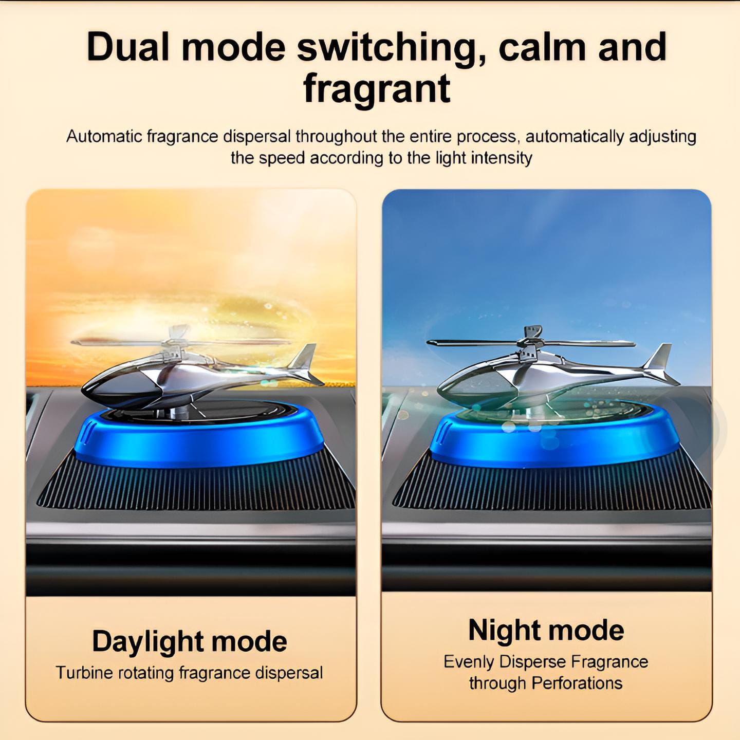 Solar Powered Auto Aroma Diffuser